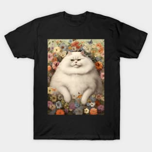 Feline Garden Delight: Cats Amongst a Bouquet of Blooms- Sweet Georgia T-Shirt